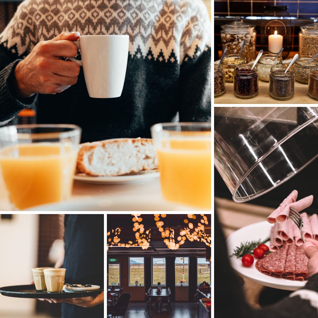 Breakfast at Midgard Restaurant & Bar (South Iceland)