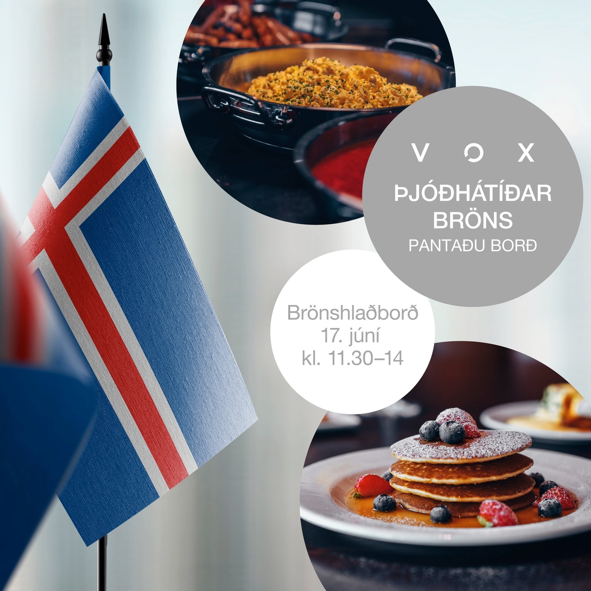 Þjóðhátíðarbröns Vox