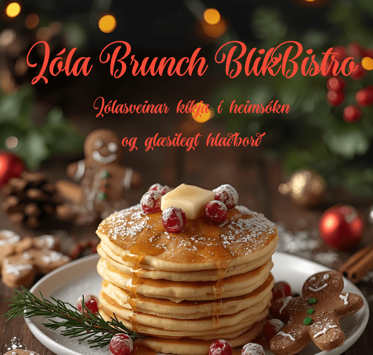 Jólasveina Brunch hlaðborð