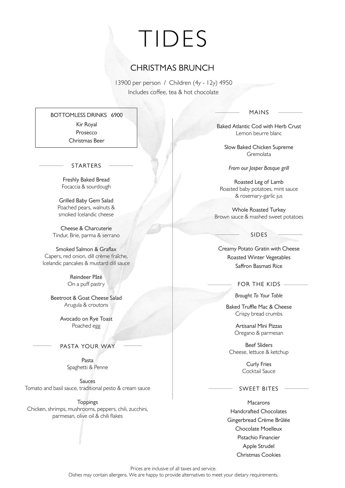 TIDES Jóladagsbröns 2025