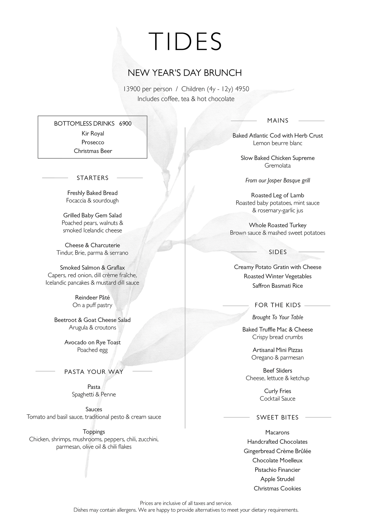 TIDES Nýársdagsbröns 2025