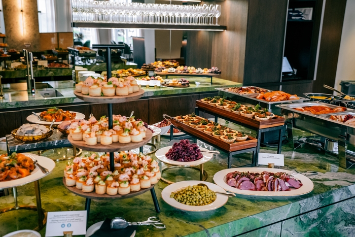 Christmas lunch buffet