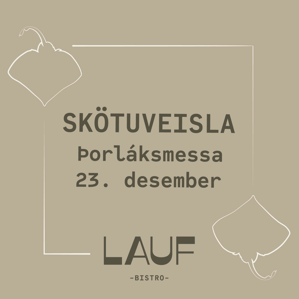 Lauf Bistro St. Þorlák´s Skate Feast 2026