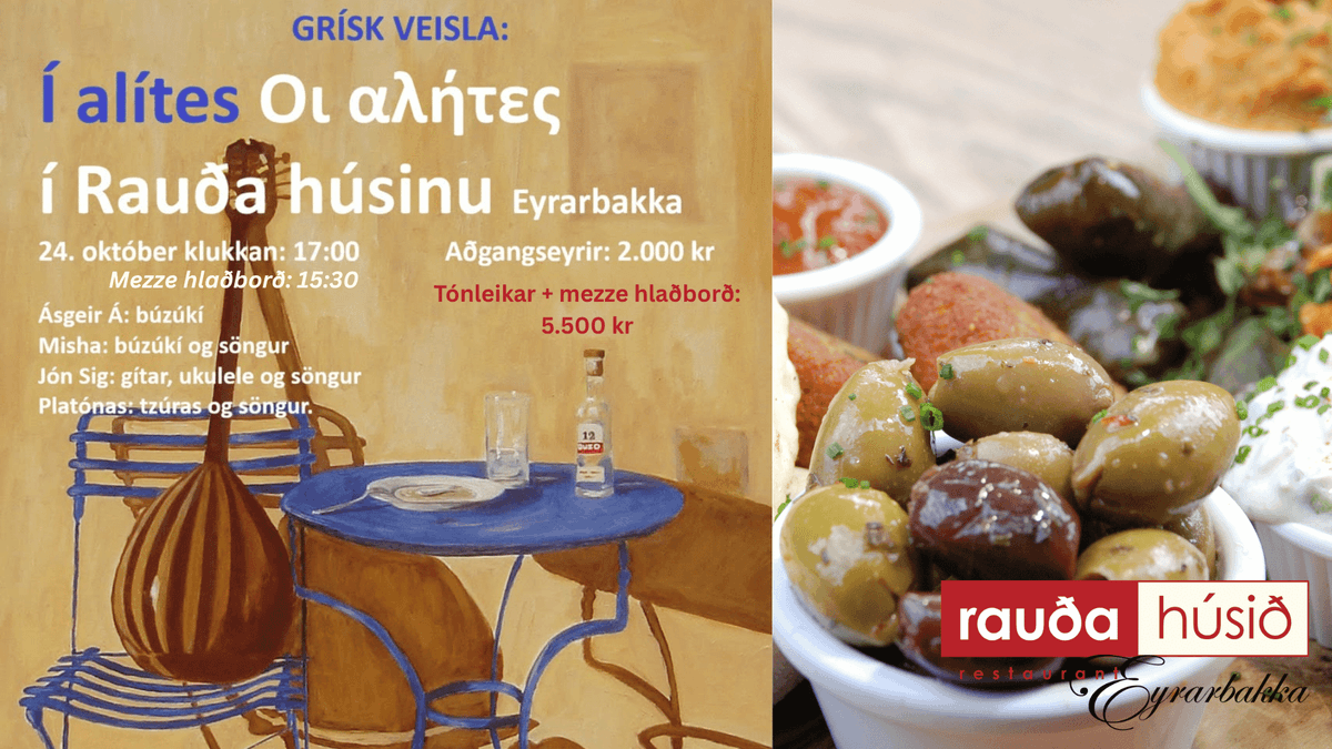 Grískt mezze og rebetíka-tónleikar